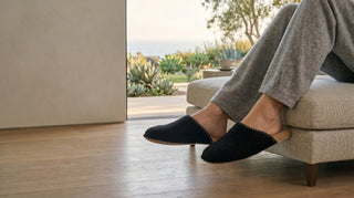 Handmade Felted Wool & Sheepskin Slippers