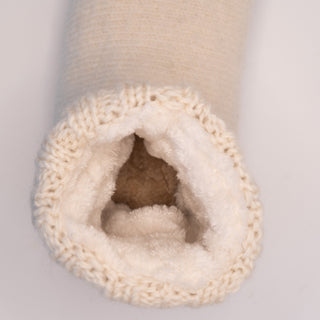 Hand-Felted Wool Mid-Bootie Slippers with Genuine Sheepskin Insole | Natural Rubber Outsole