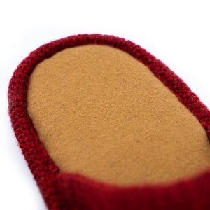 Wool Felt House Slippers With Non Slip Soles